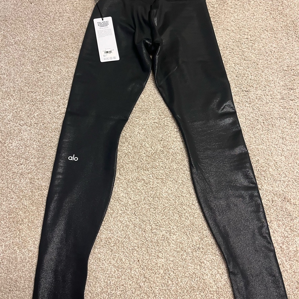 COPY - Alo Black Shiny Leggings
